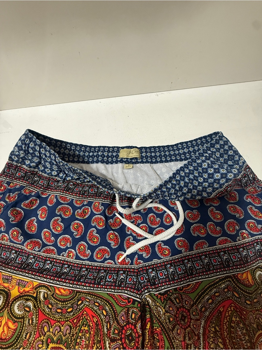 J. crew, beautiful swimming shorts with lots of colors and extra layer - Picture 7 of 15